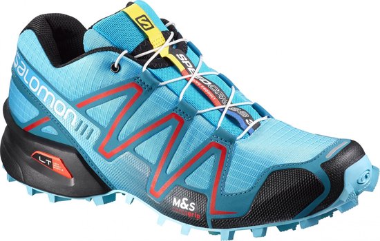 Salomon Speedcross 3 trailrunning schoenen Dames rood/blauw Maat 38 2/3 |  bol.com
