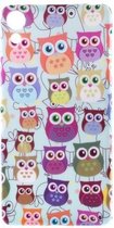Sony Xperia Z3 Plus / Z4 - hoes, cover, case - TPU - Owls