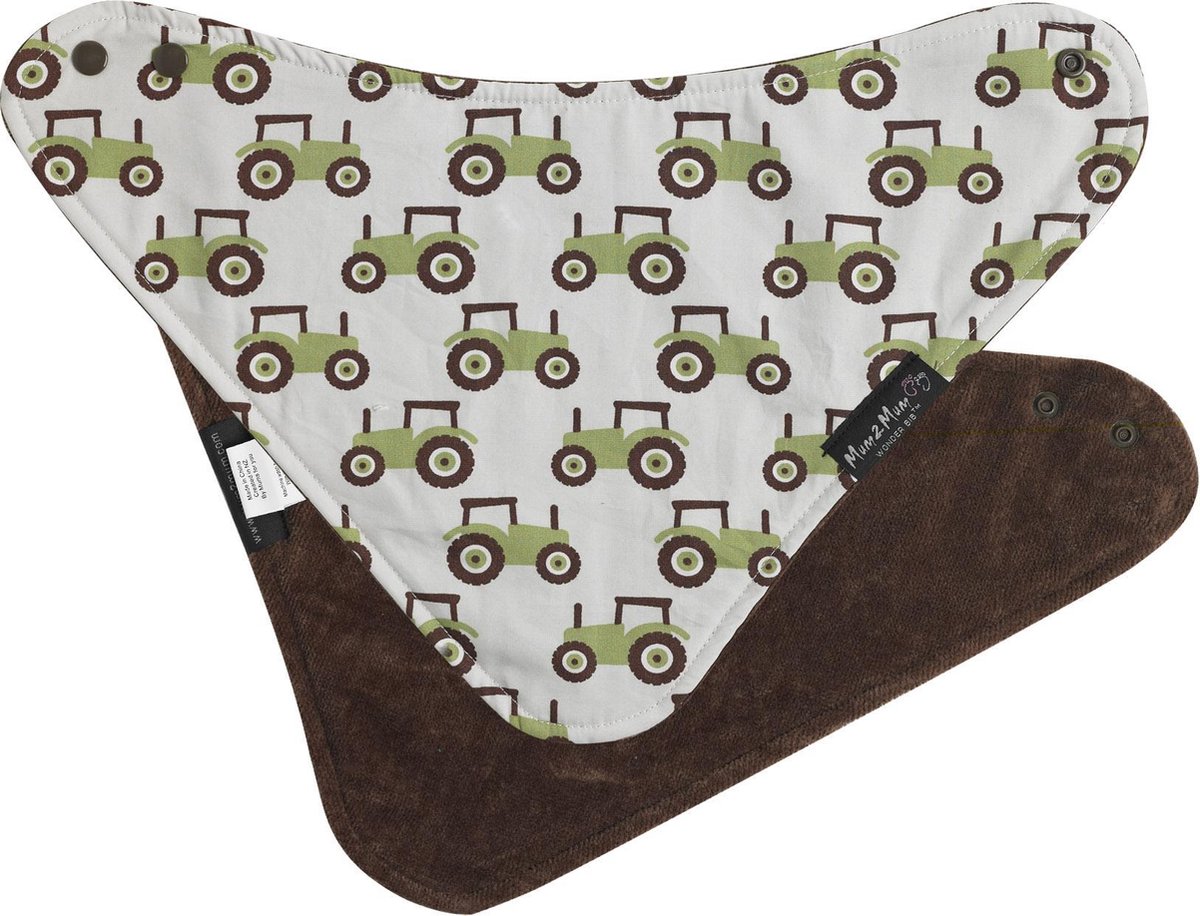 Mum2Mum - Fashion Bandana Wonderslab Katoen - Tractors Mum2Mum - Fashion Bandana Wonderslab Katoen - Tractors