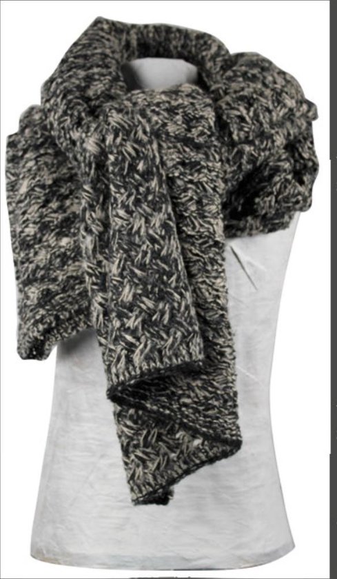 Sjaal, dames, burnaby kleur zwart, lengte 210 cm | bol.com