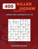 400 KILLER JIGSAW puzzles 9 x 9 + BONUS 250 LABYRINTH 22 x 22