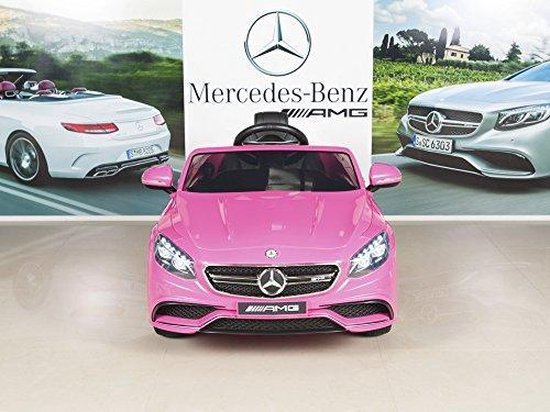 Voiture électrique pour enfant Mercedes Benz S63 AMG rose