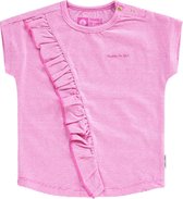 Tumble 'N Dry Meisjes T-shirt Ertjee - Super Pink - Maat 80