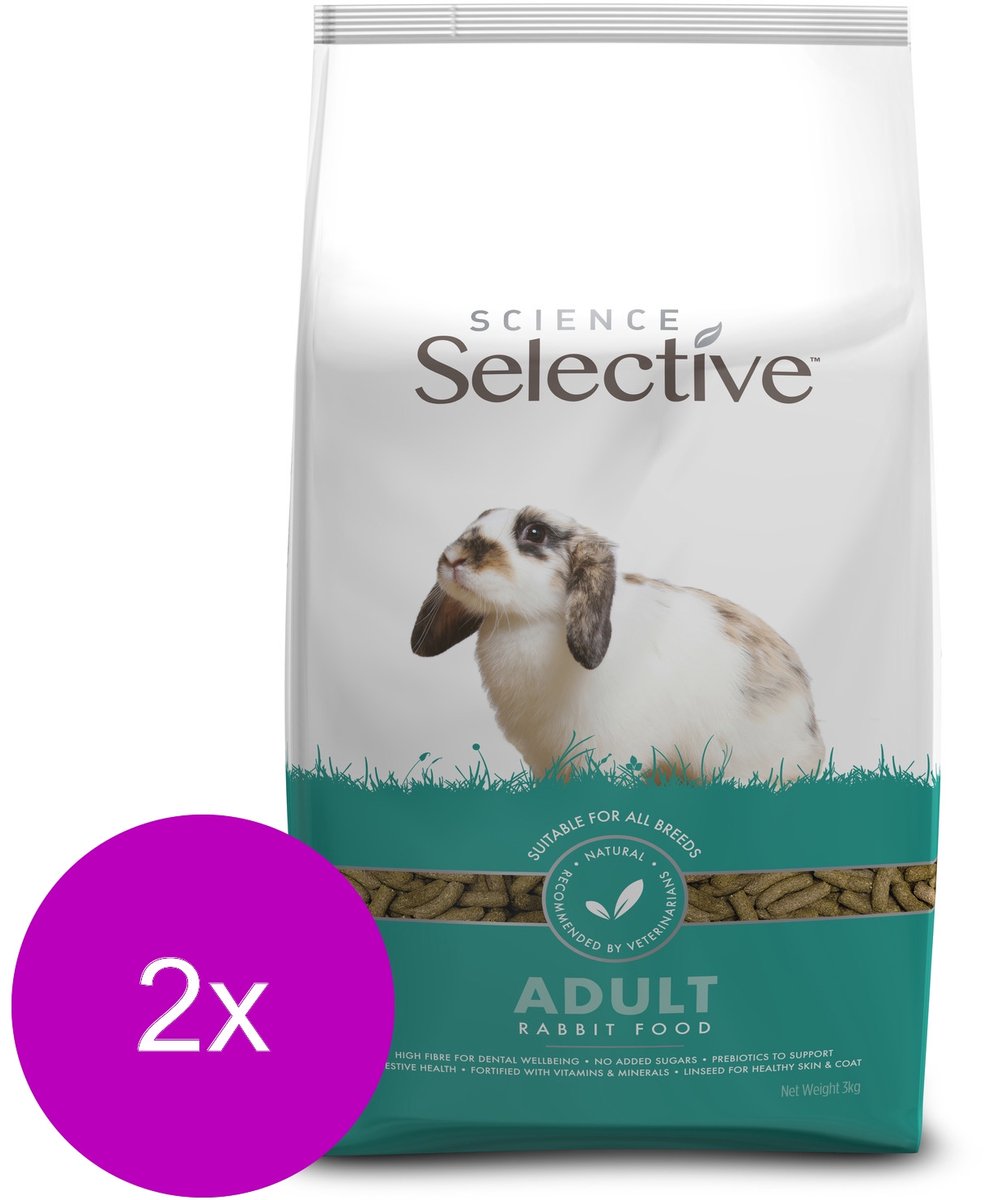 Supreme Selective Konijn - Konijnenvoer - 2 x 3 kg