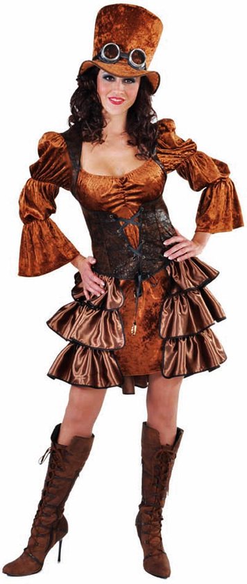 Steampunk Kostuum | Steampunk Stoomkracht Fantasie | Vrouw | Large |  Carnaval kostuum... | bol.com
