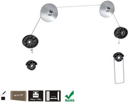 Vaste muurbeugel wandbeugel LED PLASMA TV 32-70" tot 50 kg Maclean
