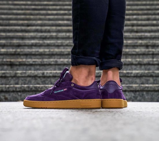 Reebok Club C 85 Mu Sneakers Heren Paars Maat 47 | bol.com