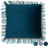 Kussen Fringes (45 x 10 x 45 cm) Polyester Grijs