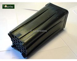 10x Diepe vierkante Palmpot Sleeve 7x7x18cm , 0,7 ltr - Kweekpot - Boompot