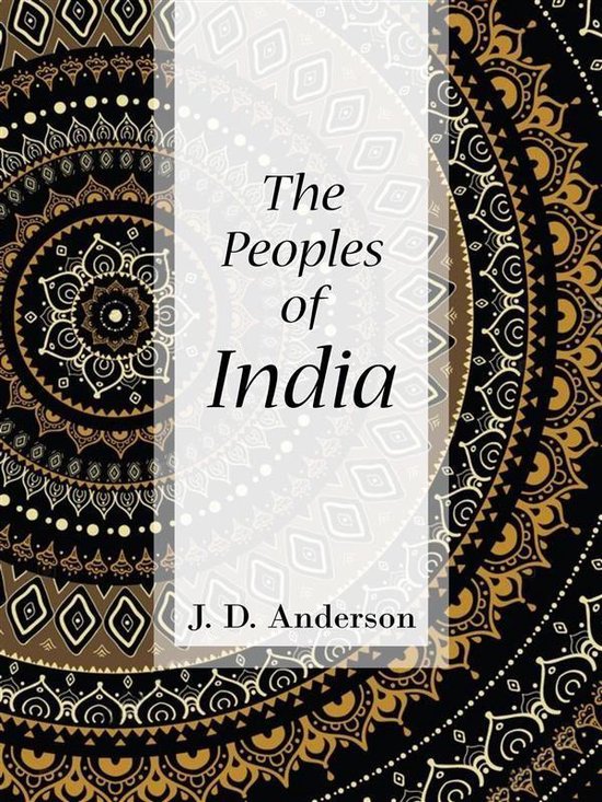 The Peoples of India - cover