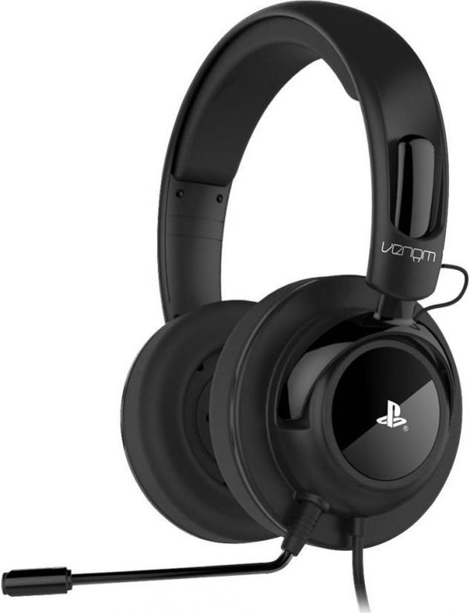 Venom Vibration Wired Stereo Gaming Headset Zwart (PS3 + PS4)