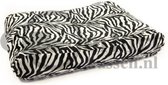 Coussin pour chien Bonfire Zebra noir / blanc 100x75x15 cm
