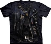 T-shirt bikerjack zwart XL