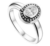 The Jewelry Collection Ring Oxi Zirkonia - Zilver