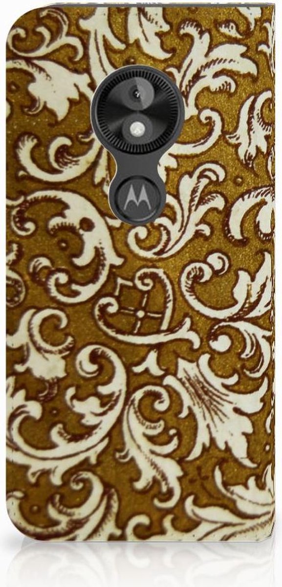 Telefoon Hoesje Motorola Moto E5 Play Barok Goud