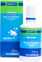 H2Optics zachte & harde lenzenvloeistof 120 ml | 5 STUKS