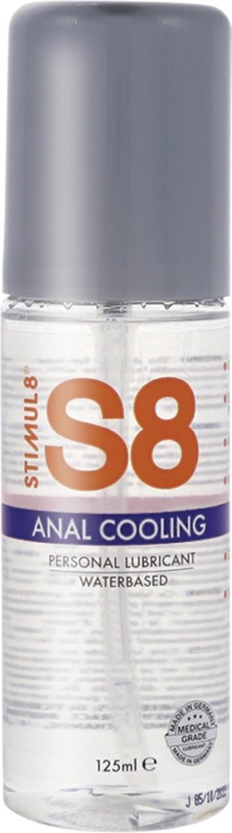 Stimul8 S8 - S8 WB Cooling Anal Lube 125ml - Lubricants Cooling Koelend 125