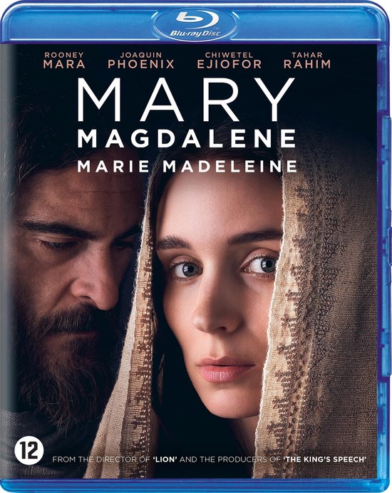 Blu-ray hoes van 'Mary Magdalene' met Rooney Mara en Joaquin Phoenix in de hoofdrollen. Leeftijdsindicatie 12.