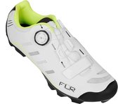 FLR F-75 MTB Schoen Wit/NeonGeel 44