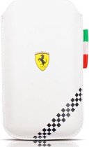 Ferrari FEFM054 mobiele telefoon insteekhoes geschikt voor iPhone 4/4s/5/5s/5c/SE2016 - Wit