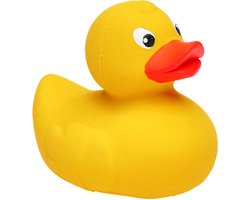 Lanco rubberen badspeeltje - badeend - Rena - geel