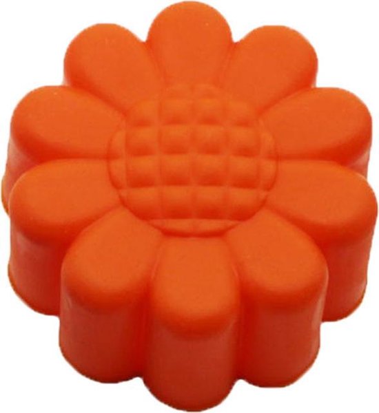 LeuksteWinkeltje - Siliconen muffin / cupcake bakvorm - bloem - - set van 4 stuks | bol.com