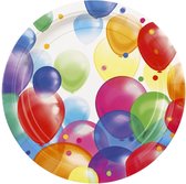 Amscan Feestborden Balloons 22,3 Cm Blauw/rood 8 Stuks