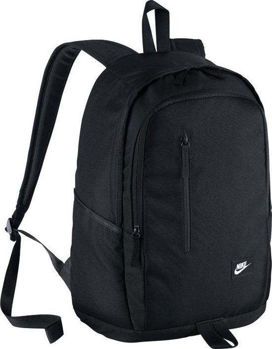 mijn Rusteloos Voorschrift Nike All Access Soleday Backpack - S Rugzak Unisex - Black/Black/White |  bol.com