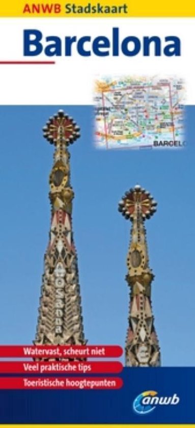 Cover van het boek 'ANWB Stadskaart  / Barcelona'