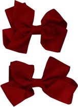 Jessidress Haarclip met Kleine Haarstrikjes - Rood