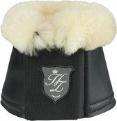 Springschoenen met bont zwart maat L