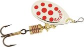 Mepps aglia - 3.5 cm - zilver rode stip