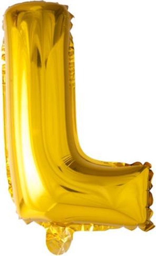 ballon - 100 cm - goud - letter - L