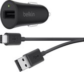 Belkin Quick Charge 3.0 autolader + 1,2m USB-C naar USB-A kabel - snellader
