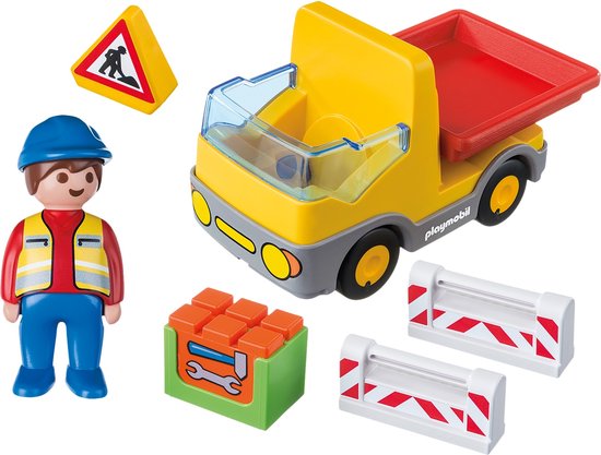 Playmobil® 1.2.3 - Camion benne - 70126 - Playmobil® 1.2.3