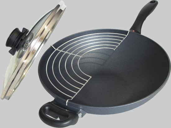 Swiss Diamond Wok - Met Deksel - 32cm