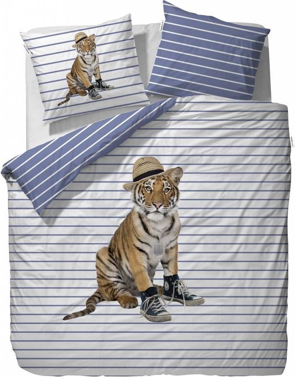 Covers & Co Memphis Dekbedovertrek - Eenpersoons - 140x200/220 cm - Wit