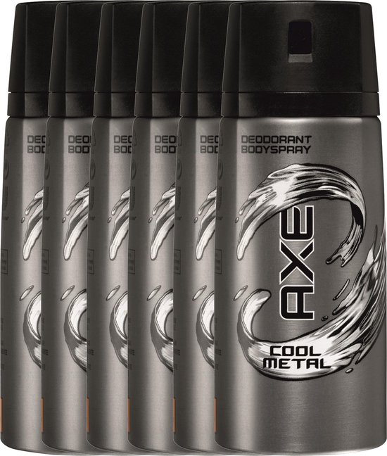 Brouwerij Bowling Hoe Axe Cool Metal For Men - 150 ml - Deodorant Spray - 6 stuks -  Voordeelverpakking | bol.com