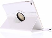 Apple iPad Air 2 / iPad 6 PU faux lederen 360 graden rotatie hoes / case / cover wit - Westerhuis & van Andel huismerk