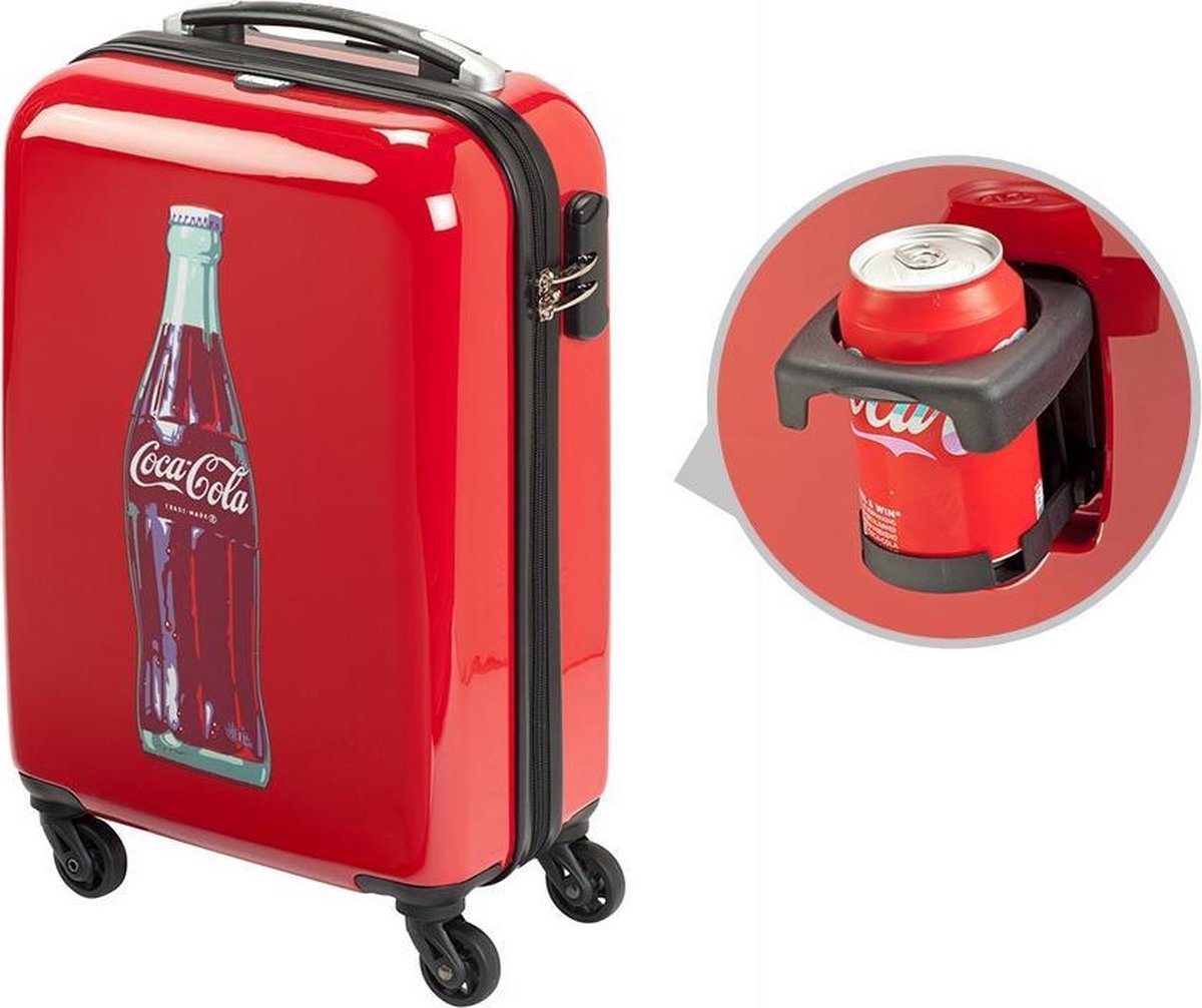 Princess Rode Coca Cola Koffer - Met Unieke Ingebouwde Blikhouder! | bol.com