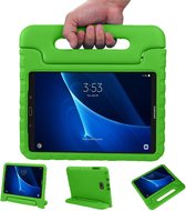 Kinderhoes Geschikt voor Samsung Galaxy Tab A 10.1 2016 Hoes Kinder Hoesje Kids Case Cover Kidsproof - Hoesje Geschikt voor Samsung Tab A 10.1 2016 Hoesje Kinder Hoes - Groen