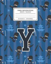 Primary Composition Notebook Grades K-2 Story Journal Y