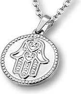 Amanto Ketting Dilnaz - 316L Staal - Hamsa - ∅17mm - 45cm