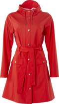 Rains Curve Jacket 1206 Regenjas Dames - Rood - Maat L/XL