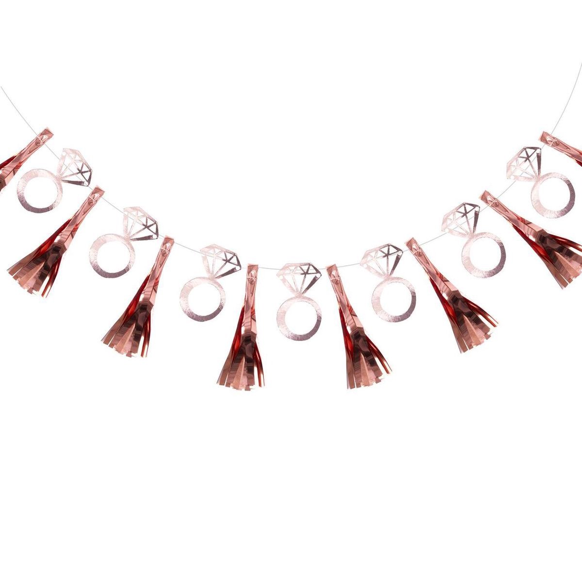 Ginger Ray - Slinger kwastjes & ringen (2 meter)