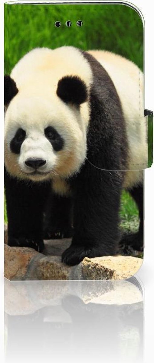 Samsung Galaxy A3 2017 Telefoonhoesje met Pasjes Panda