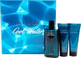 Davidoff Cool Water Gifts 125ml Edt + 75ml Aftershave Balm + 75ml Shower Gel