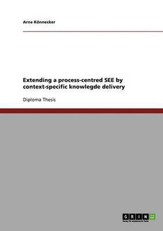 Extending a process-centred SEE by context-specific knowlegd ... - cover