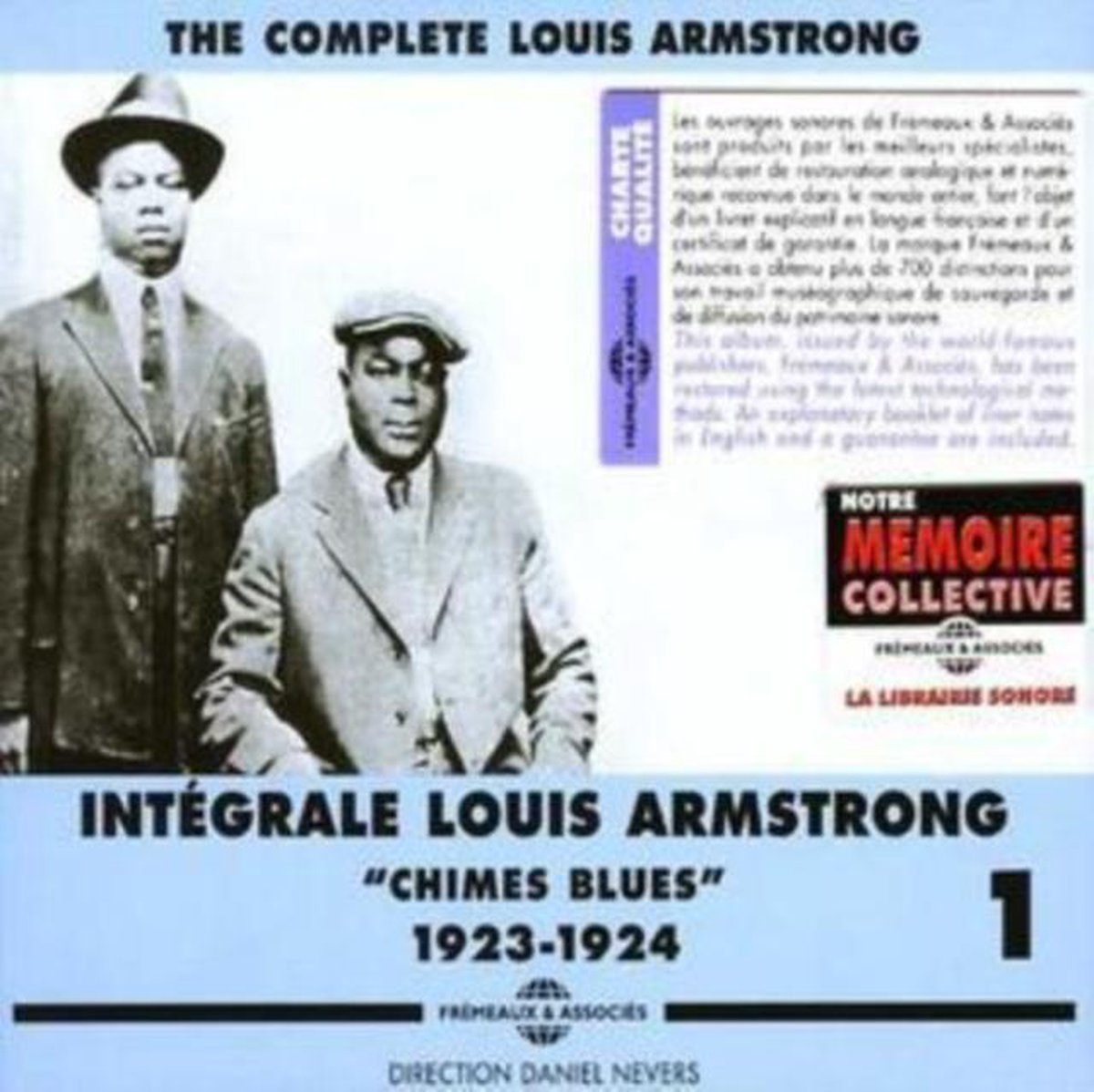 Louis Armstrong Integrale Louis Armstrong Volume 1 "Chimes Blues" (CD