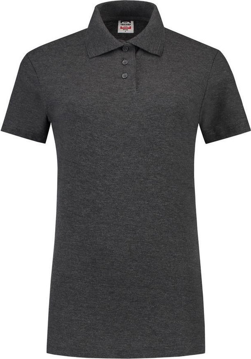 Tricorp Poloshirt Dames 201010 Antraciet - Maat 3XL